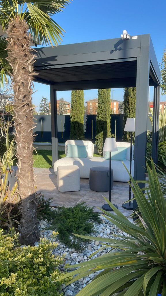 Pergola bioclimatica motorizzata Gibus